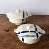 Set of vintage "Biarritz" serving dishes