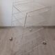 Lucite mobile shelf, 1970s.