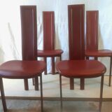 4 chaises en cuir Elena B