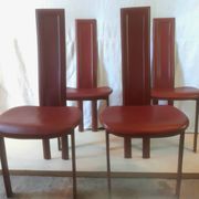 4 chaises en cuir Elena B