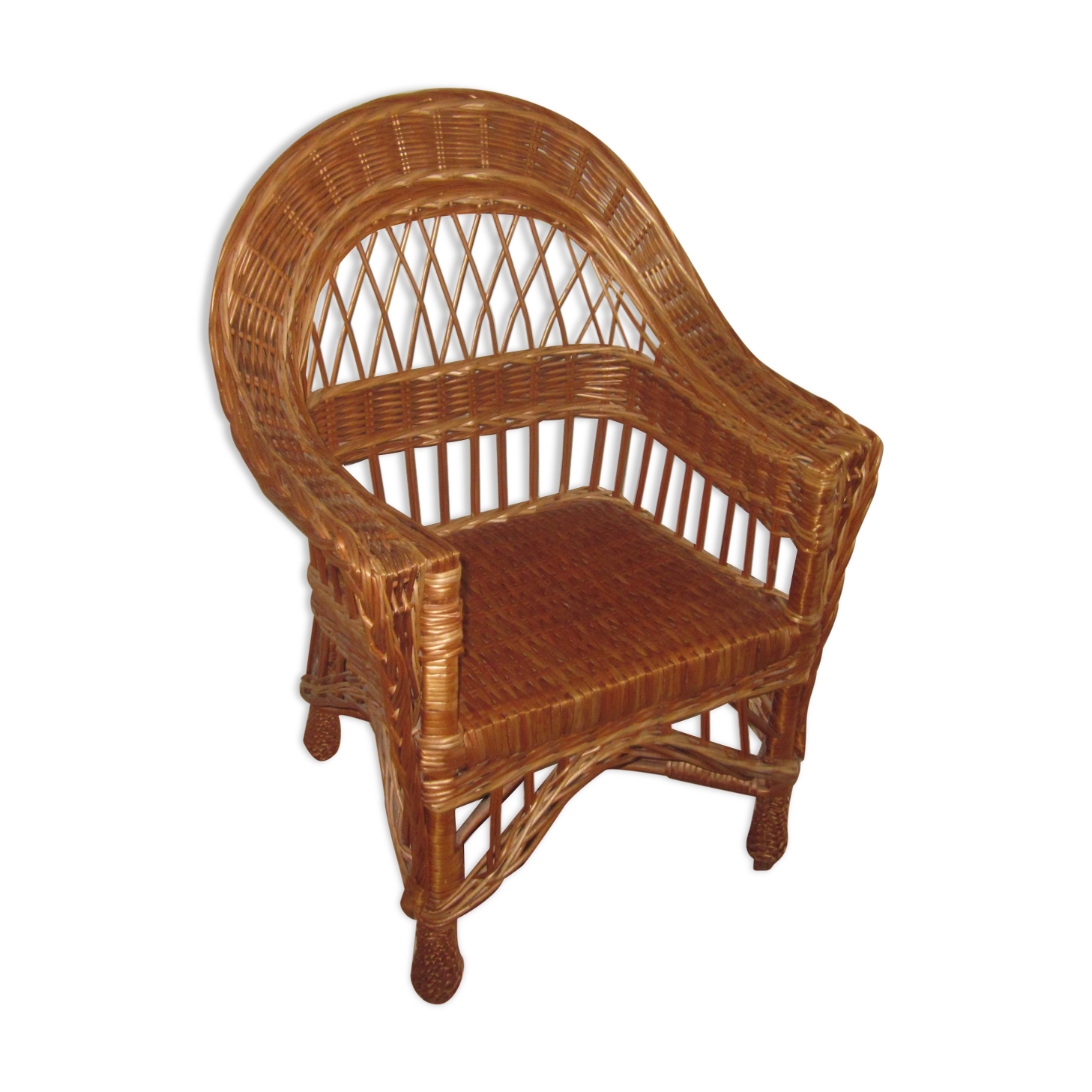 Rattan children's chair