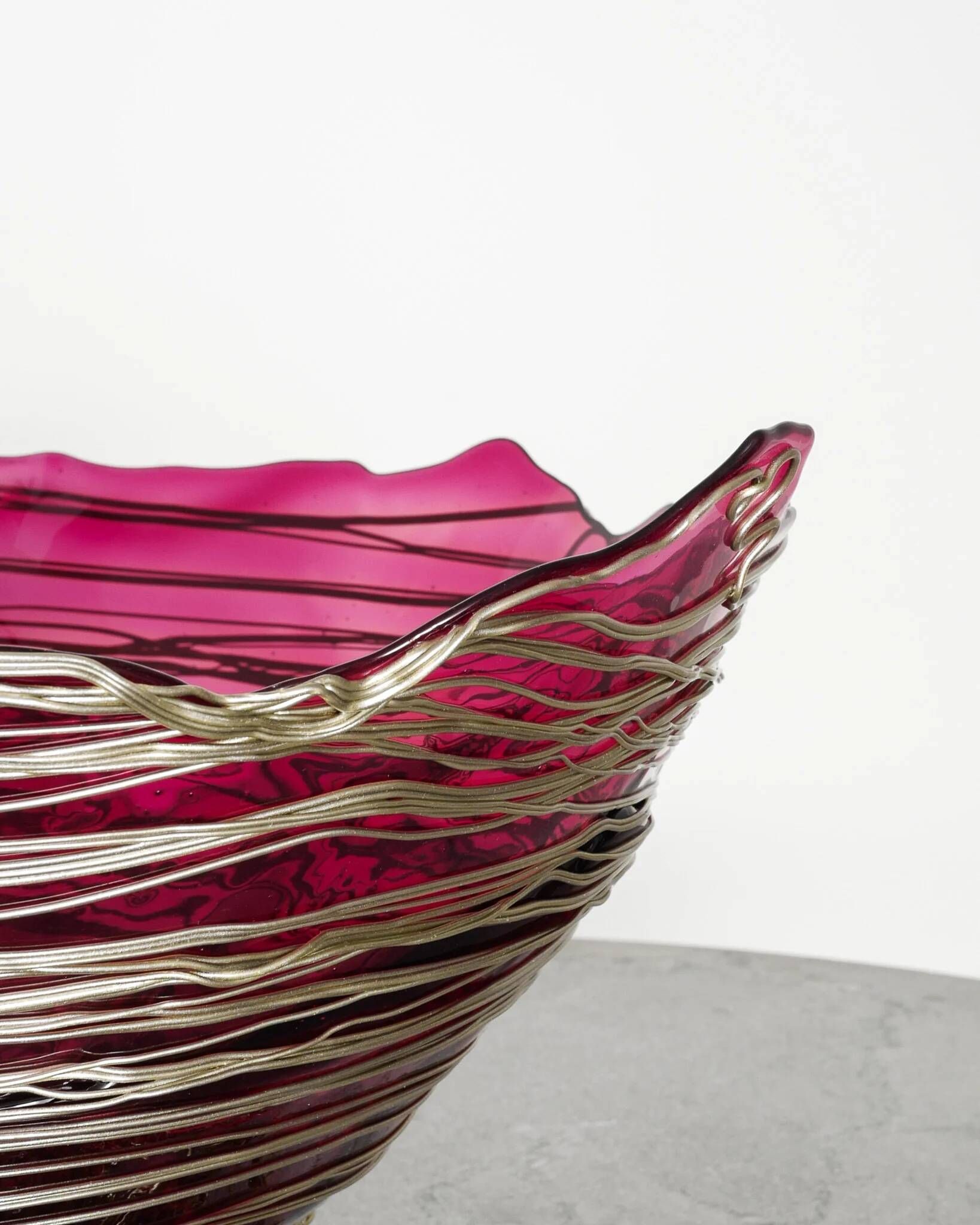 Large Contemporary "Ogiva Basket" Bowl by Gaetano Pesce
