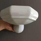 Lot of 3 appliques in white faience