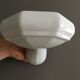 Lot de 3 appliques en faience blanche