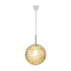 Glass ball suspension by Doria Leuchten Germany 1960s