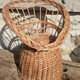 Fauteuil rotin enfant