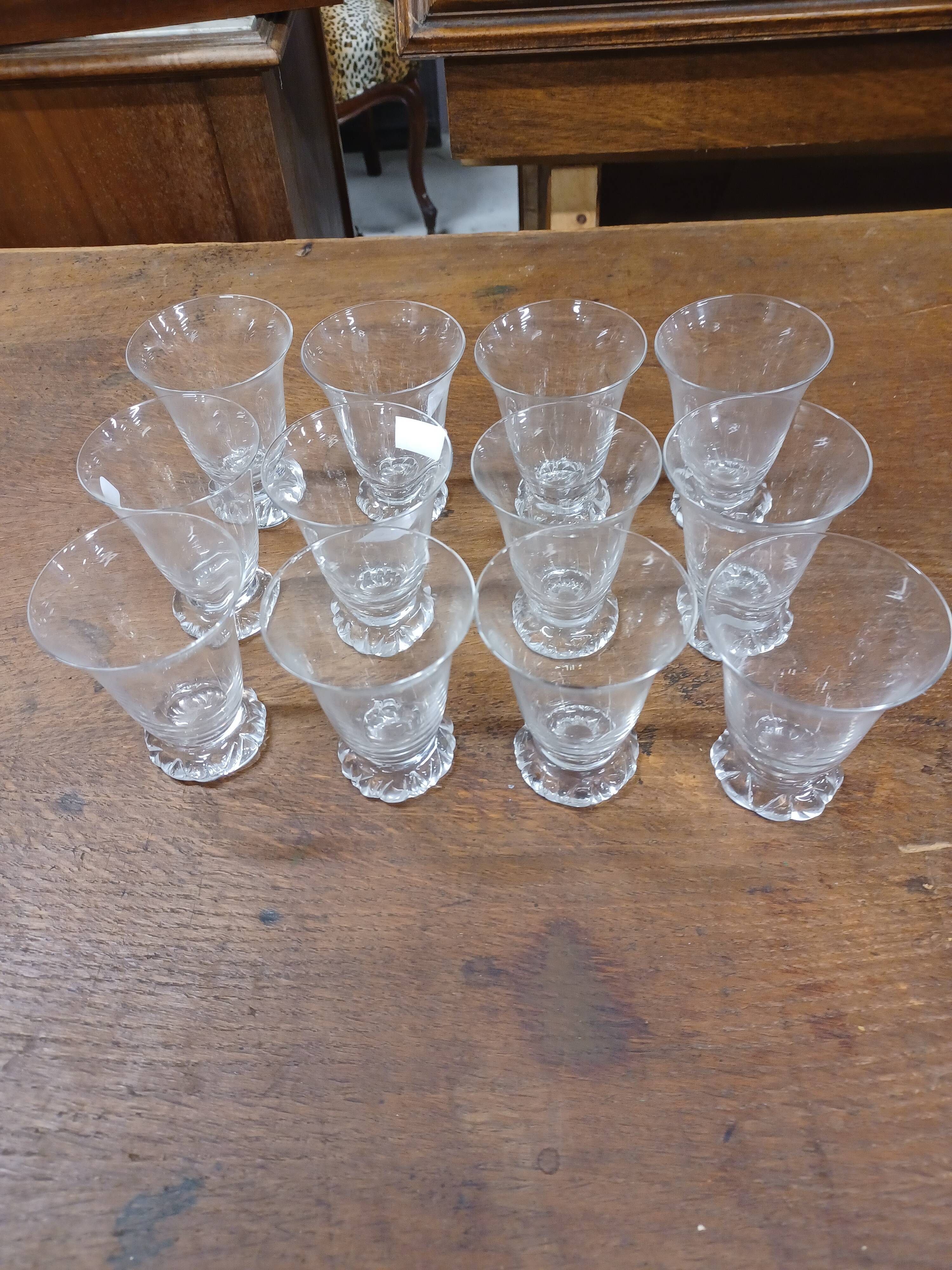 Crystal wine glasses Daum france