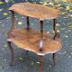 19th-century solid wood dessert table