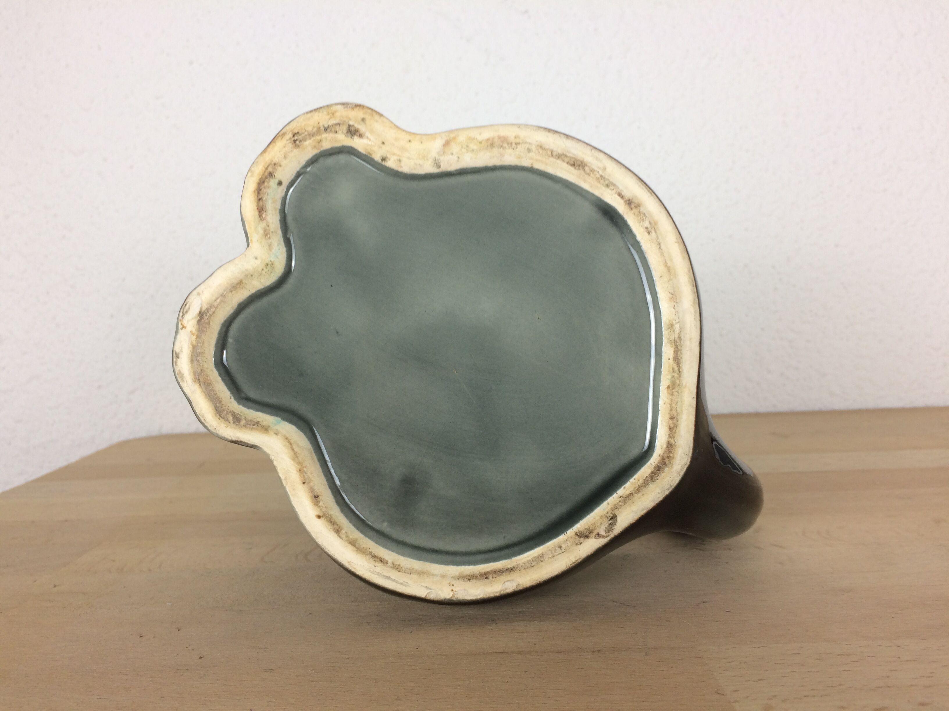 Poet-Laval cat pitcher in zoomorphic ceramic