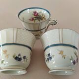 Bernardaud porcelain coffee cups