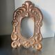 Art nouveau copper metal frame 31 cm x 19 cm