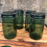 Lot 7 jars of old canning