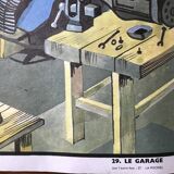 School poster oge hachette garage/piscine