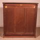 open mahogany library with inlays - 19th century
