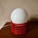 Opaline lamp on spiral
