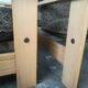 Paire de fauteuils vintage en bois