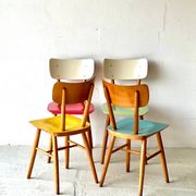 Chaises de salle à manger de Ton, années 1950.