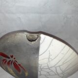 Raku stoneware vase