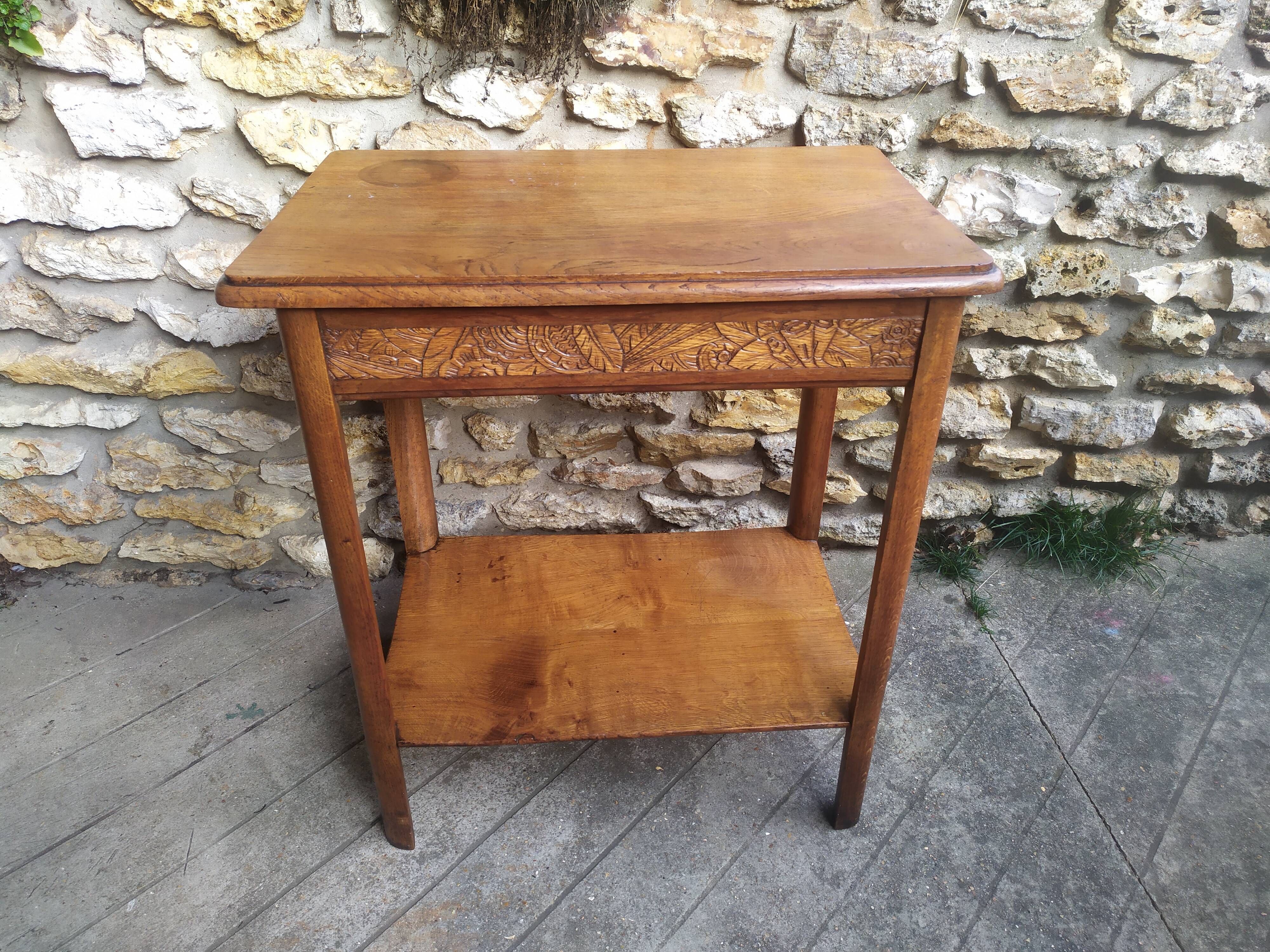 Small table where serves