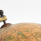 Philips 6 Inch Terrestrial Graphic Globe circa 1930