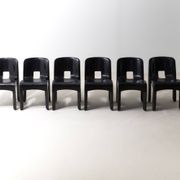Ensemble de 6 chaises 'Universale' par Joe Colombo