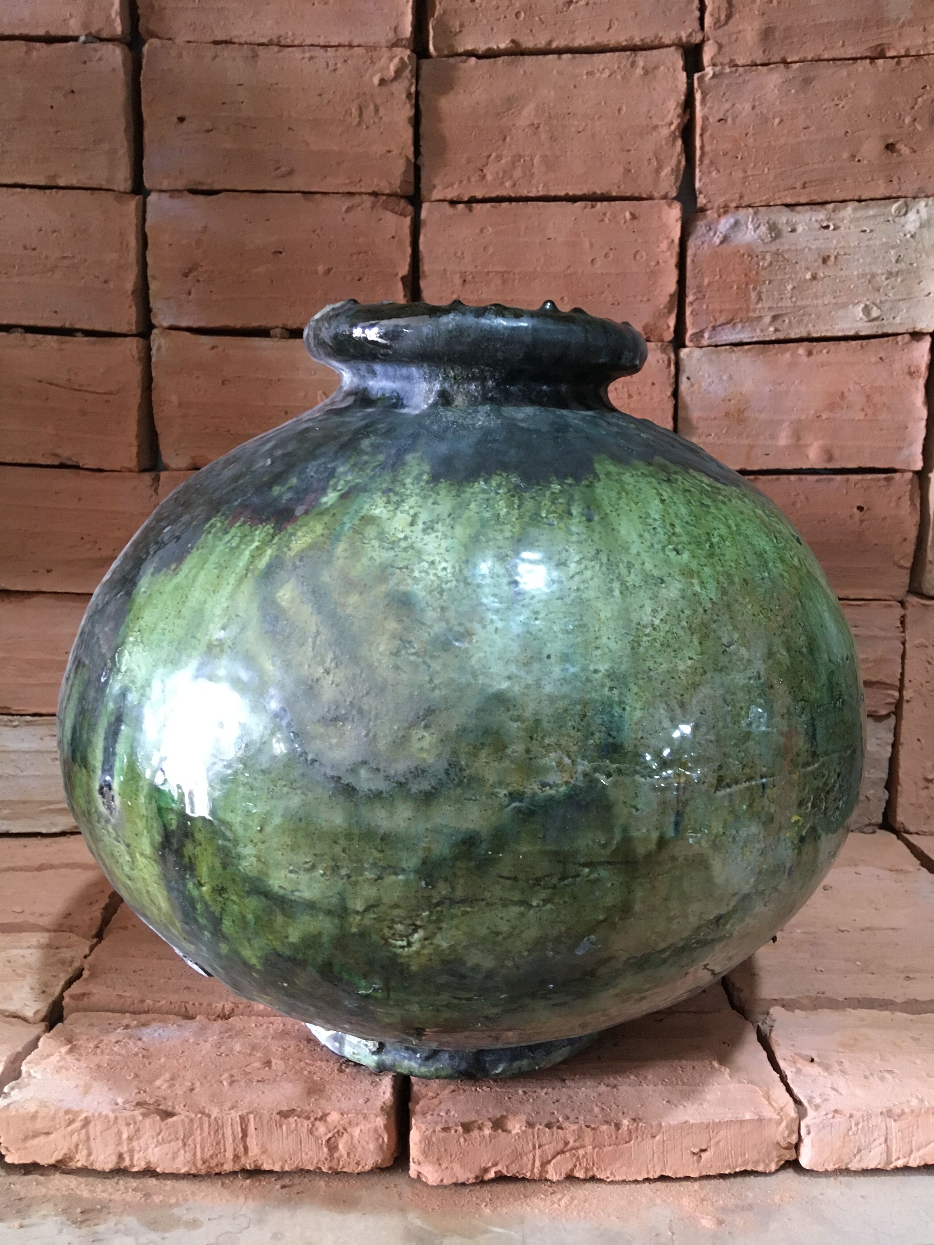 Authentic Tamegroute Pottery Vase