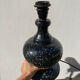 Black Memphis 80 speckled ceramic lamp base