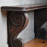 Carved bench