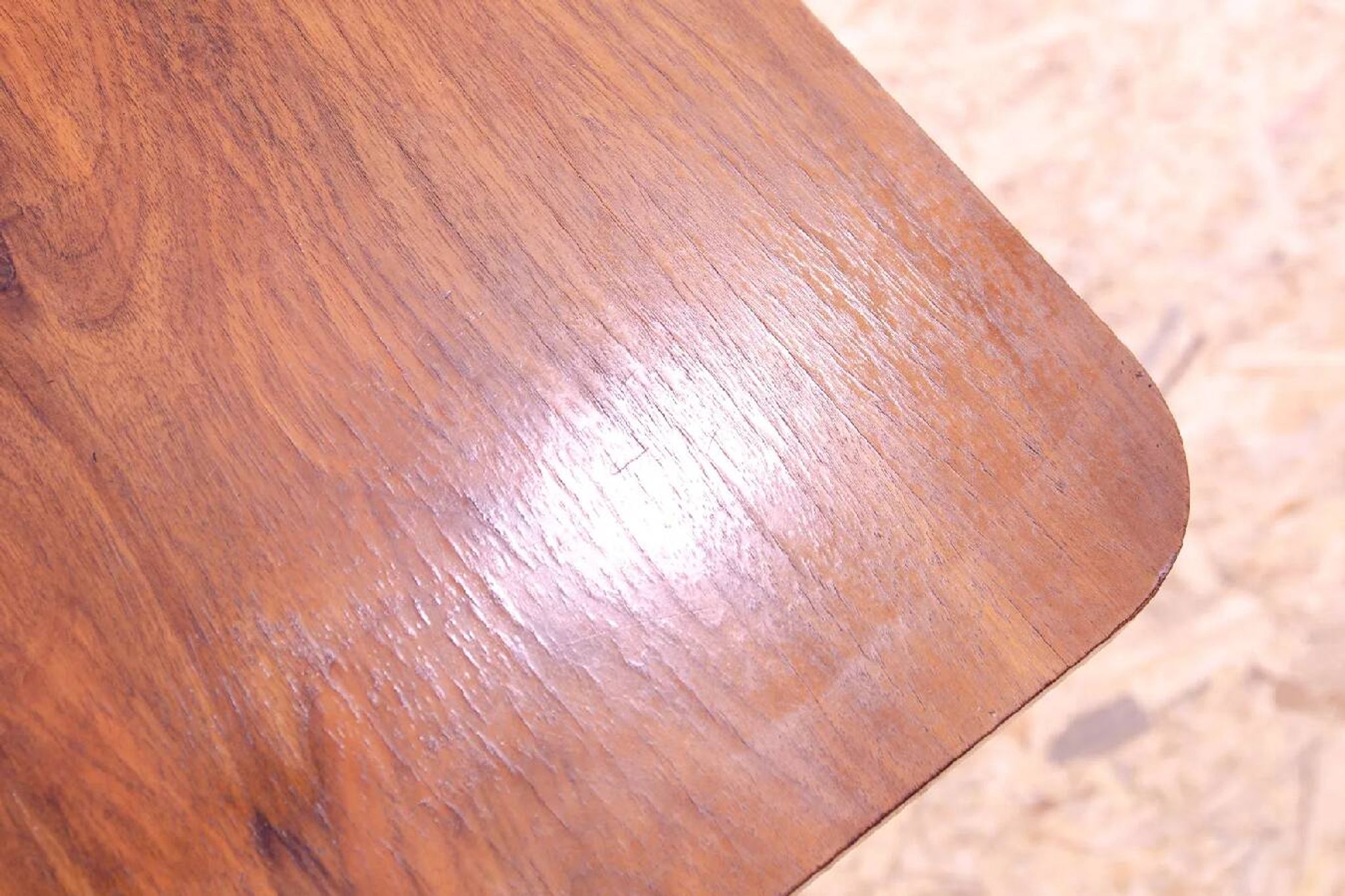 Walnut adjustable dining table, 1930s, Czechoslovakia
