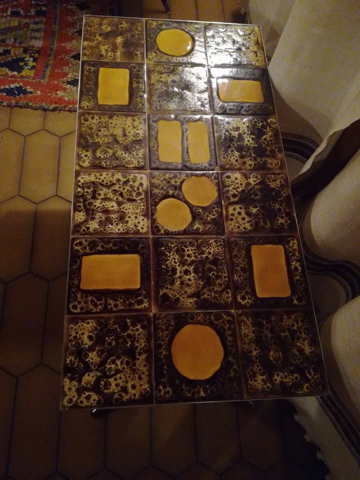 Table low 1960 Vallauris