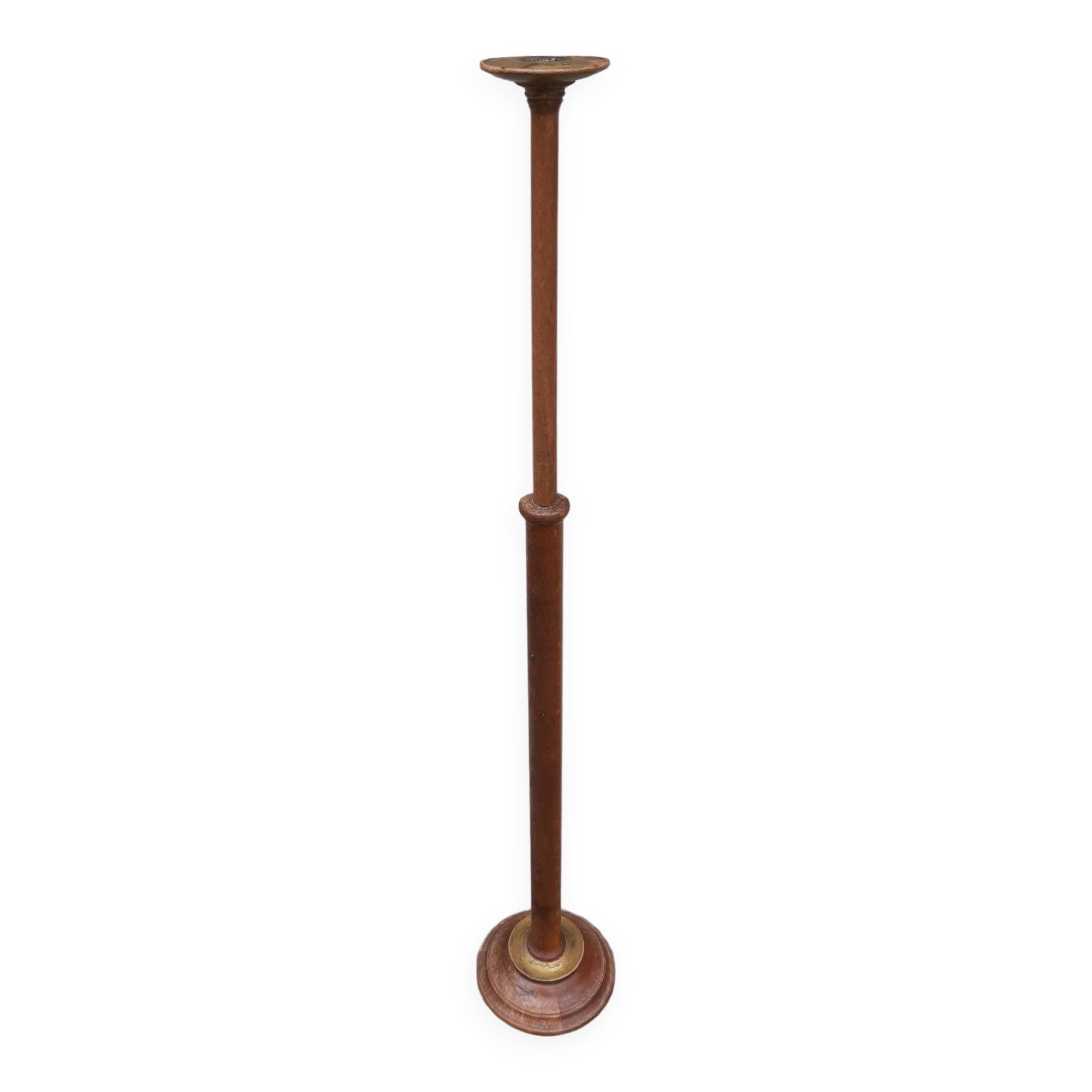 Candle holder, candlestick, chandelier or candelabrum in wood, height 85cm.