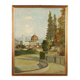 Peinture moderne signée Leonardo Stroppa, vue de Florence '900