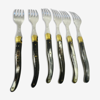 6 forks veritable laguiole