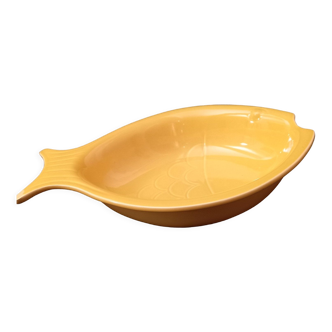 Vintage cooking dish or mold in the shape of fish Appolia France