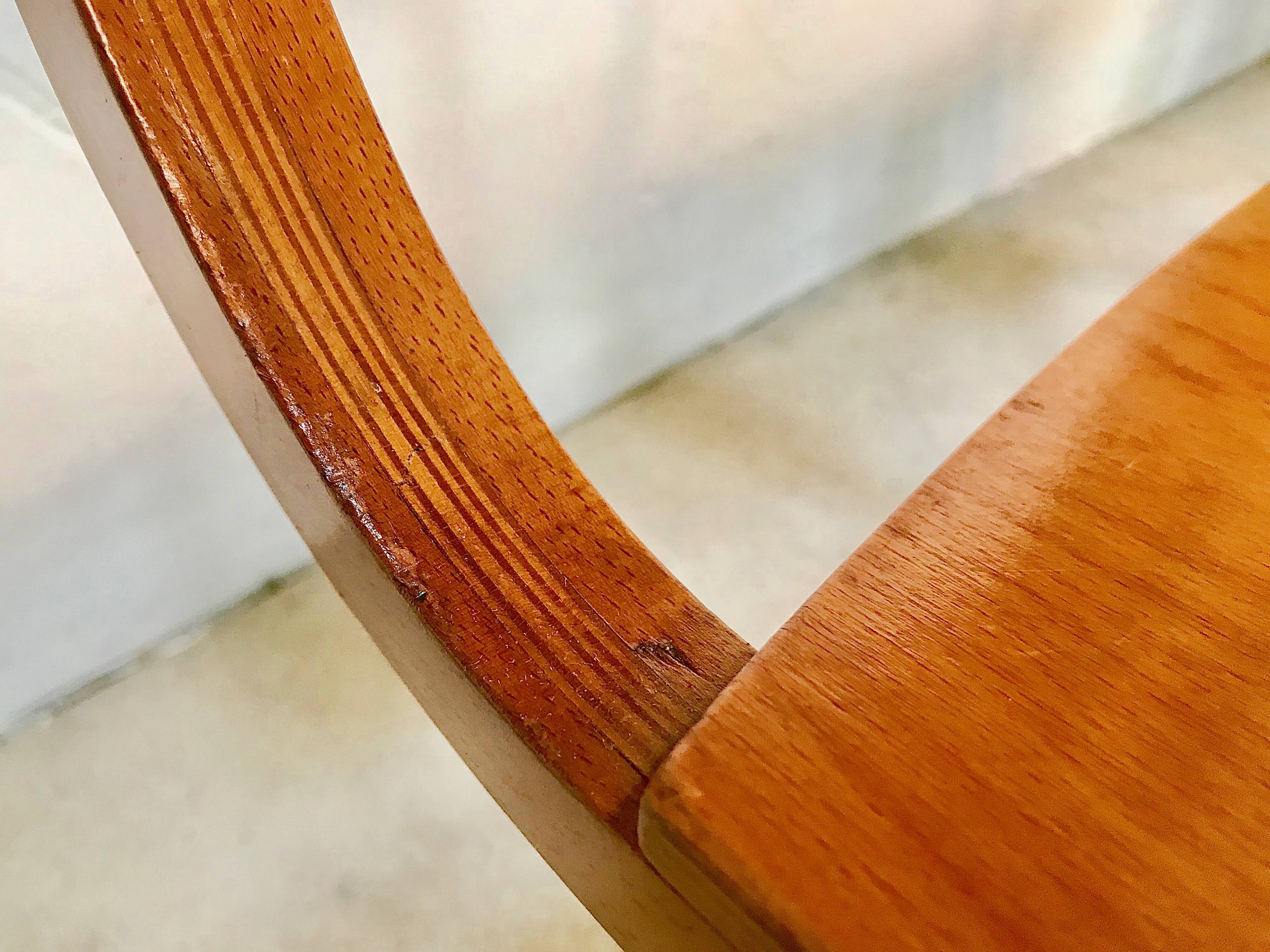 Set of 6 Dining Chairs P7 by Roland Rainer for E & A Pollack, Vienna 1952