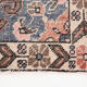 4x7 red & beige vintage rug, 122x207cm