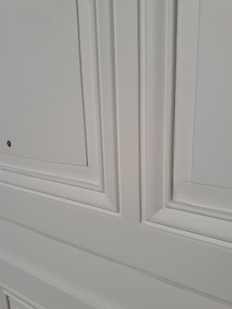 Door 207x99,5cm communication back panel molded