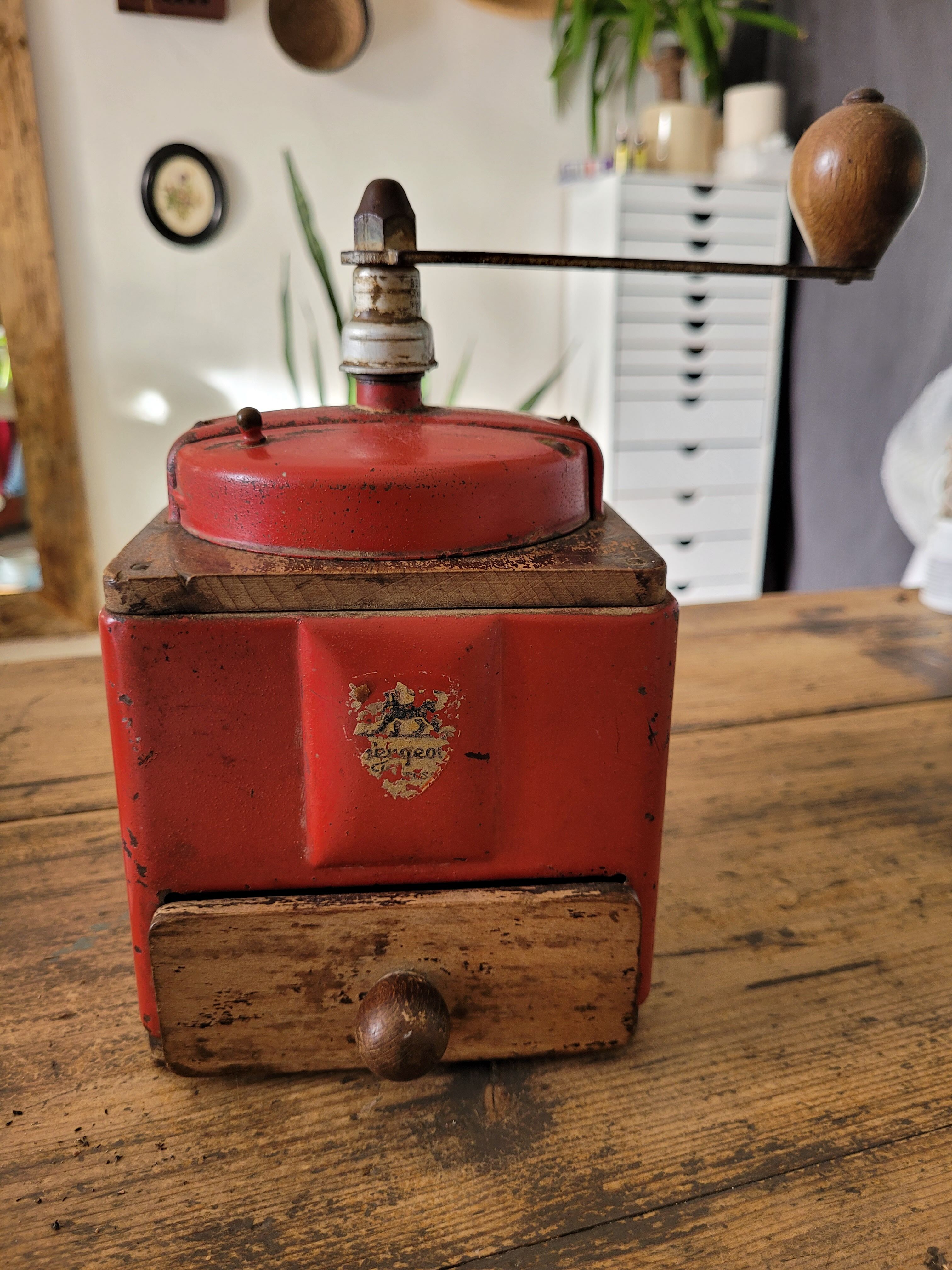 Red Peugeot mill