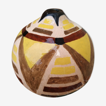 Vase boule design art déco