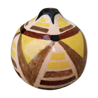 Vase boule design art déco