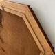 Vintage wooden mirror and beveled mirror