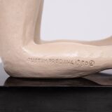 Austin production nude Lady “rebirth” statue Jean Pierre Renard sculpture