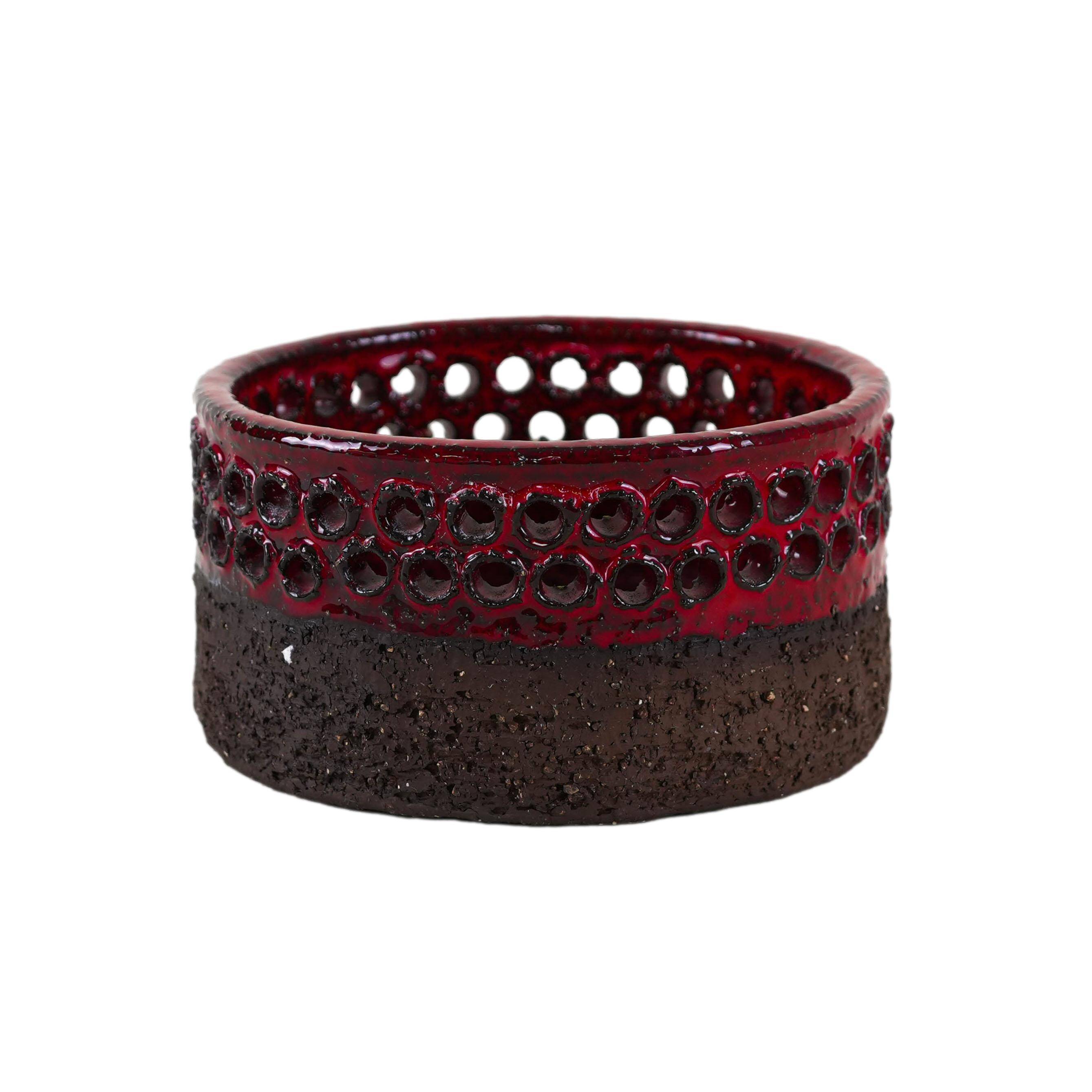 Support de bougie en céramique, design danois, années 1960, fabriqué au Danemark