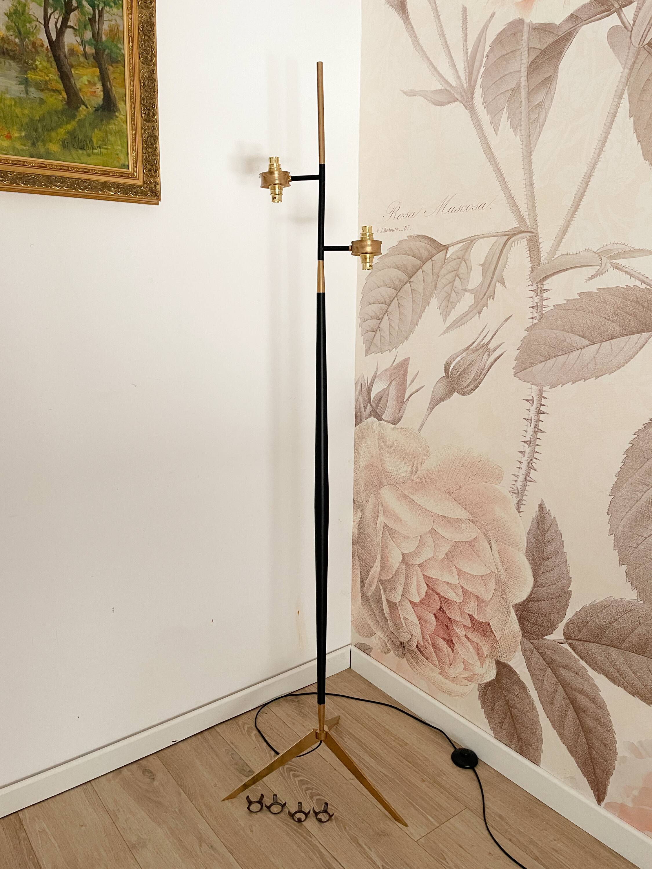 Tripod Floor Lamp Maison Lunel - 1950s