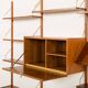 PS System wall unit with vinyl records cabinet and expository shelf, Rander