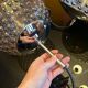 Pair of vintage chandeliers Design Motoko Ishi Rolf Kruger