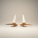 Pair of wall lights 1970