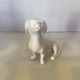 White ceramic dog