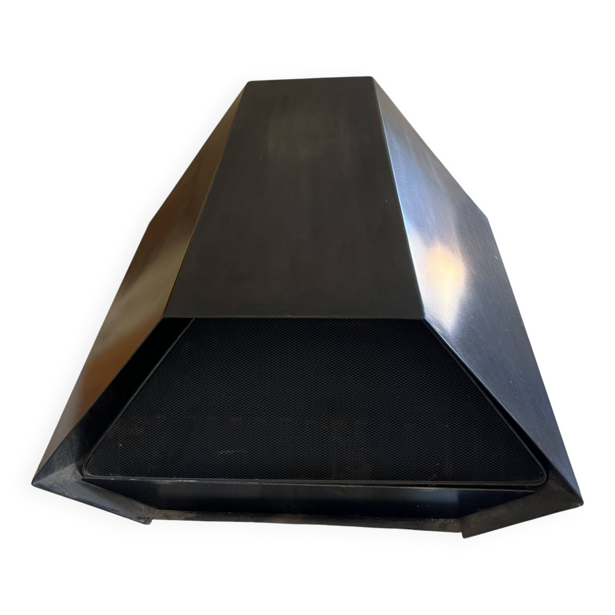 Fireplace, Don Bar stove in patinated steel, 1970s
