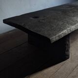 Table basse chêne brûlé